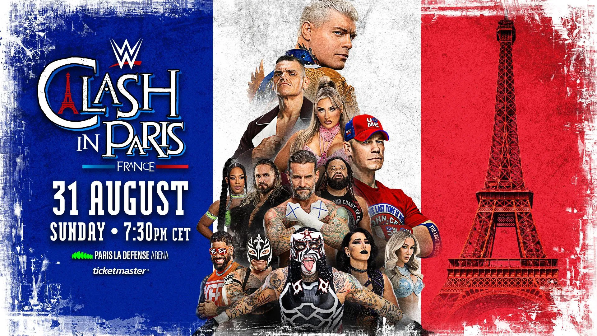 عرض WWE Clash in Paris ( 2025 ) مترجم