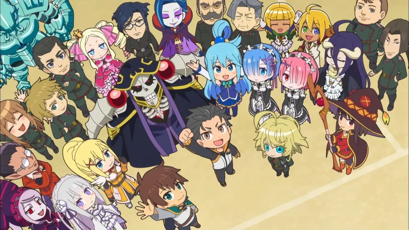مسلسل انمي Isekai Quartet مترجم