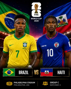 اهداف مباراة البرازيل وهايتي كاس العالم 2026