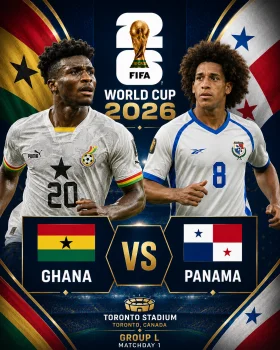 برنامج اهداف مباراة غانا وبنما كاس العالم 2026