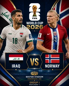 اهداف مباراة النرويج والعراق كاس العالم 2026