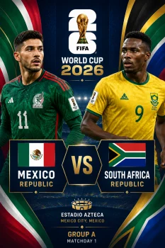 اهداف مباراة المكسيك وجنوب افريقيا كاس العالم 2026