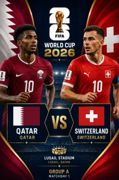 اهداف مباراة قطر وسويسرا كاس العالم 2026