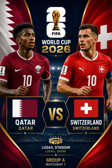 اهداف مباراة قطر وسويسرا كاس العالم 2026